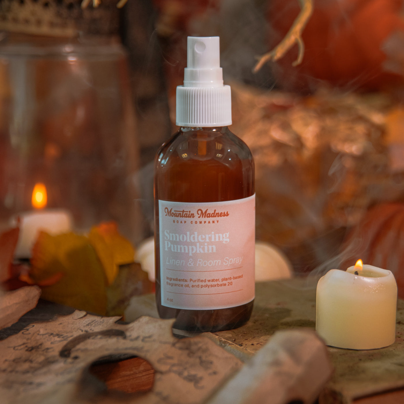 Smoldering Pumpkin Linen + Room Spray