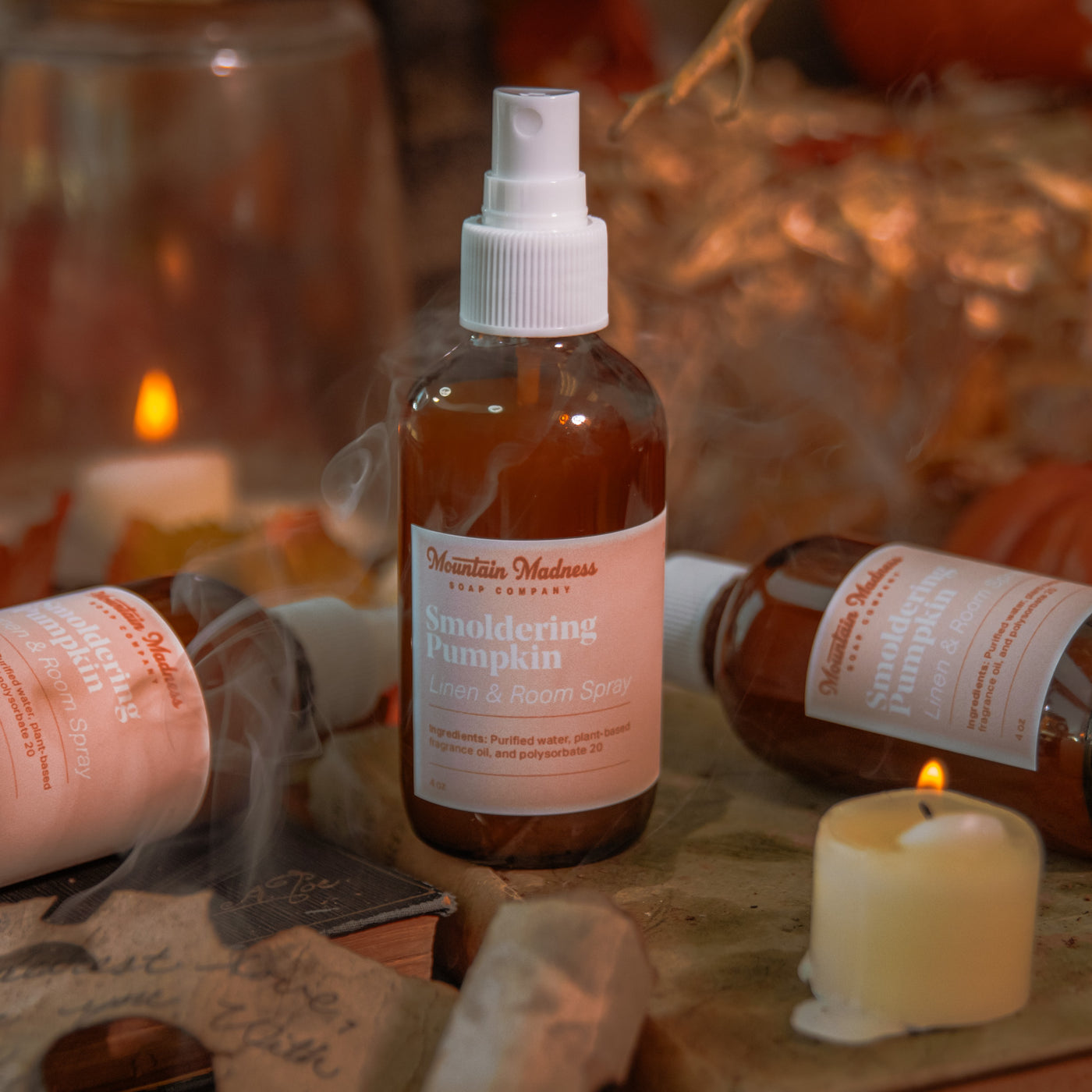 Smoldering Pumpkin Linen + Room Spray