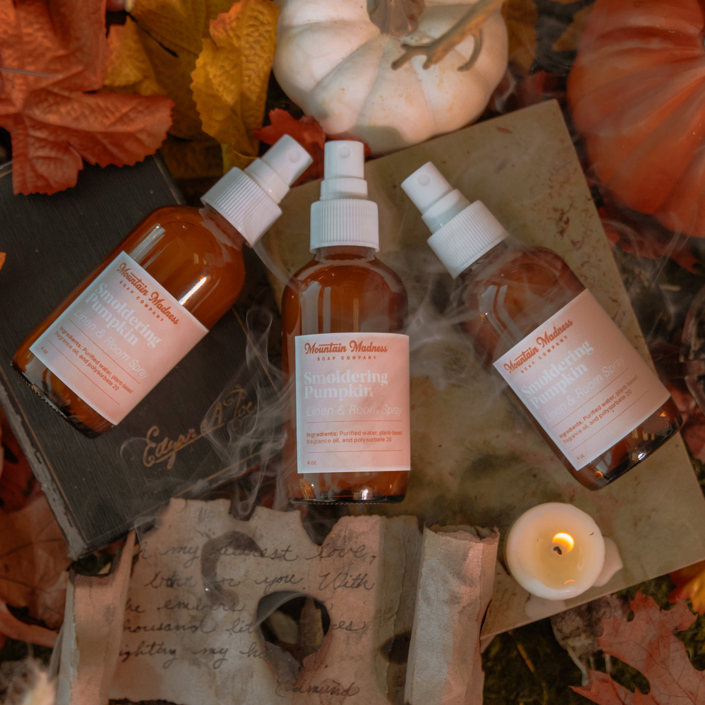 Smoldering Pumpkin Linen + Room Spray