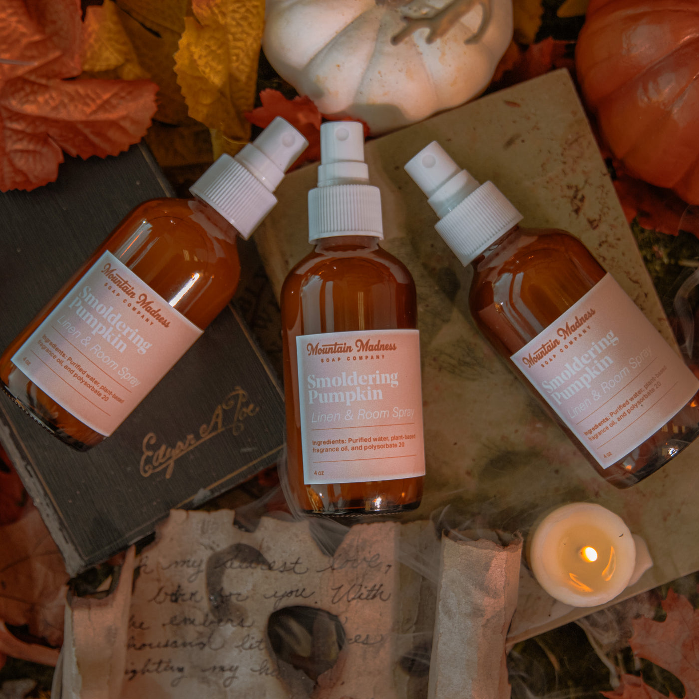 Smoldering Pumpkin Linen + Room Spray