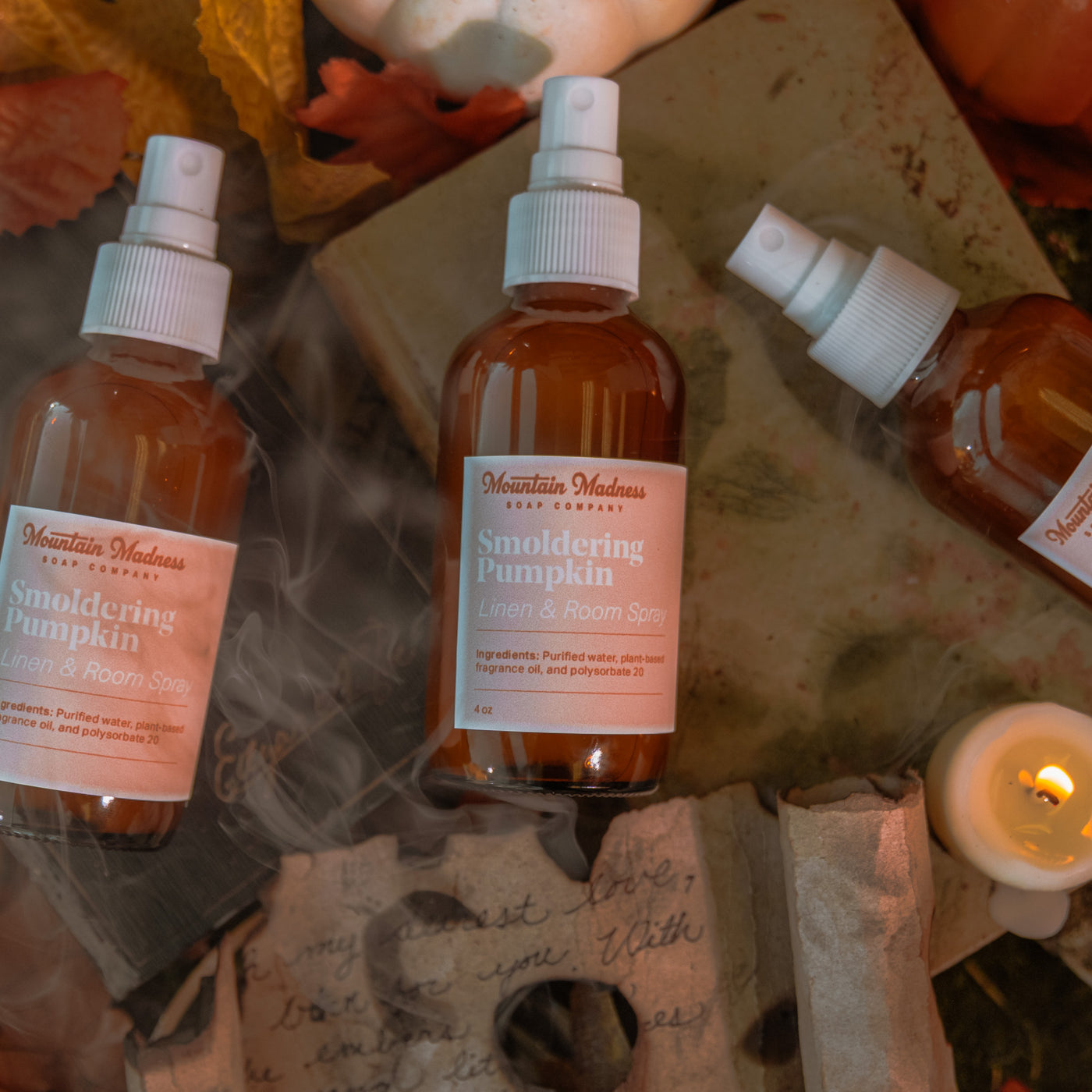 Smoldering Pumpkin Linen + Room Spray