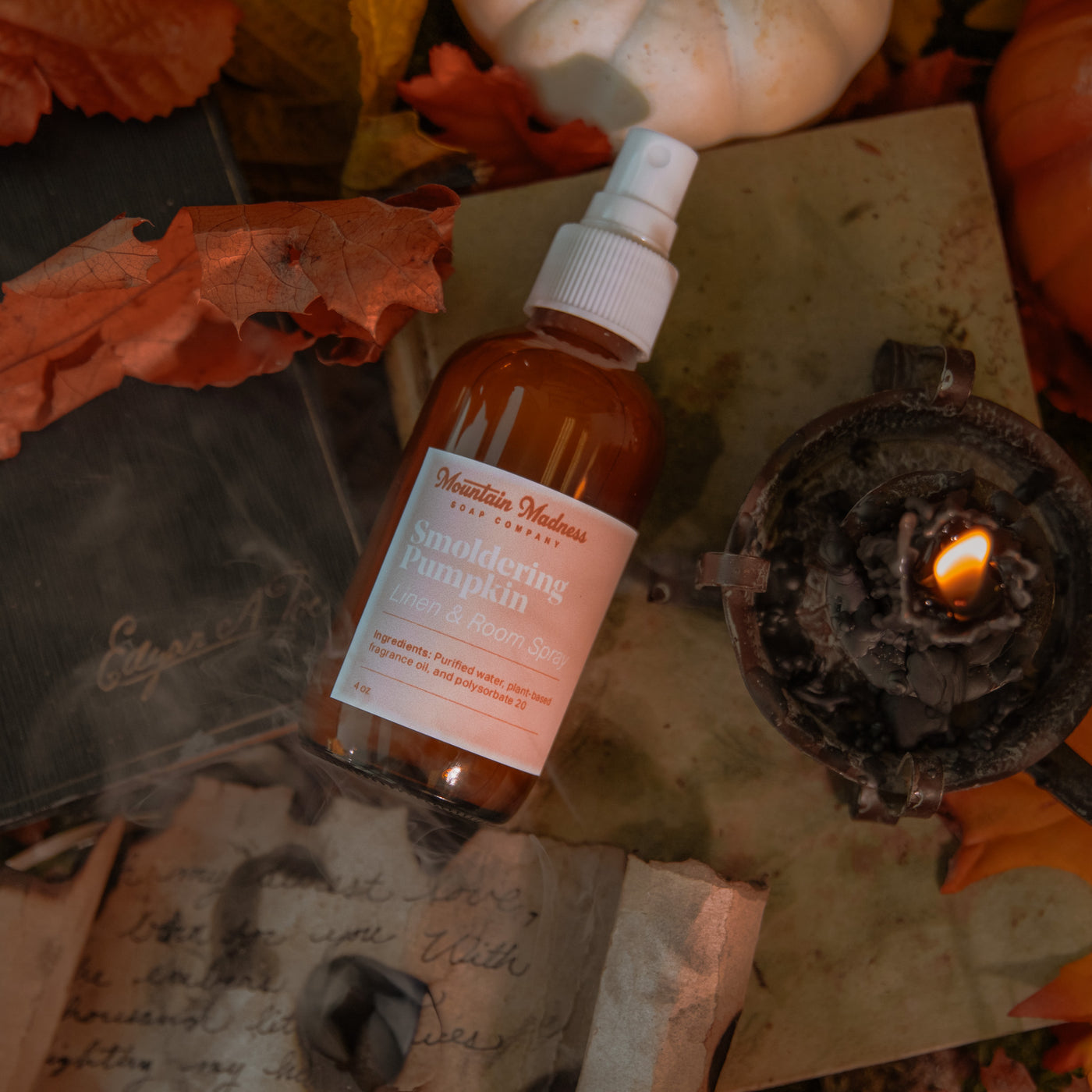 Smoldering Pumpkin Linen + Room Spray