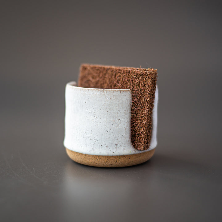 Sponge Holder - handcrafted natural wood soap sponge holder with drainage design for keeping bath sponges dry between uses