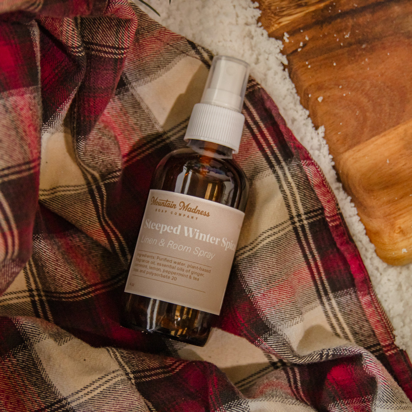 Steeped Winter Spice Linen + Room Spray