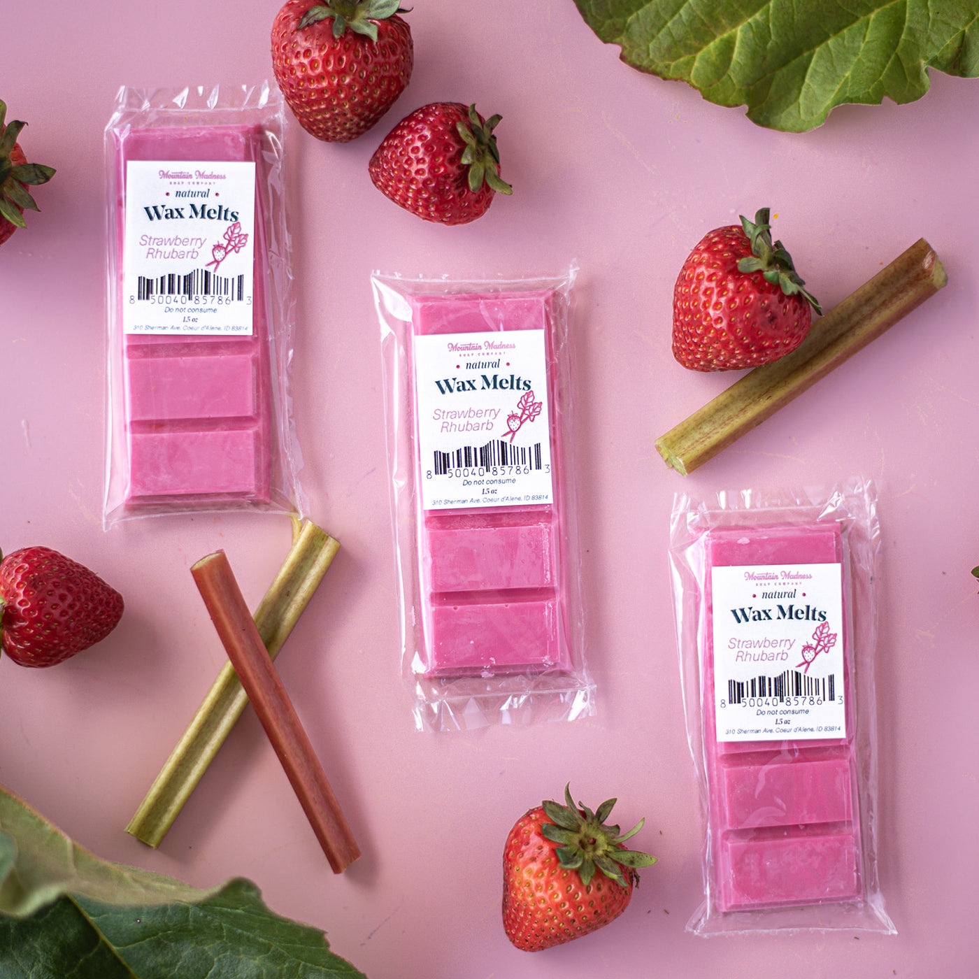 Strawberry Rhubarb Wax Melts