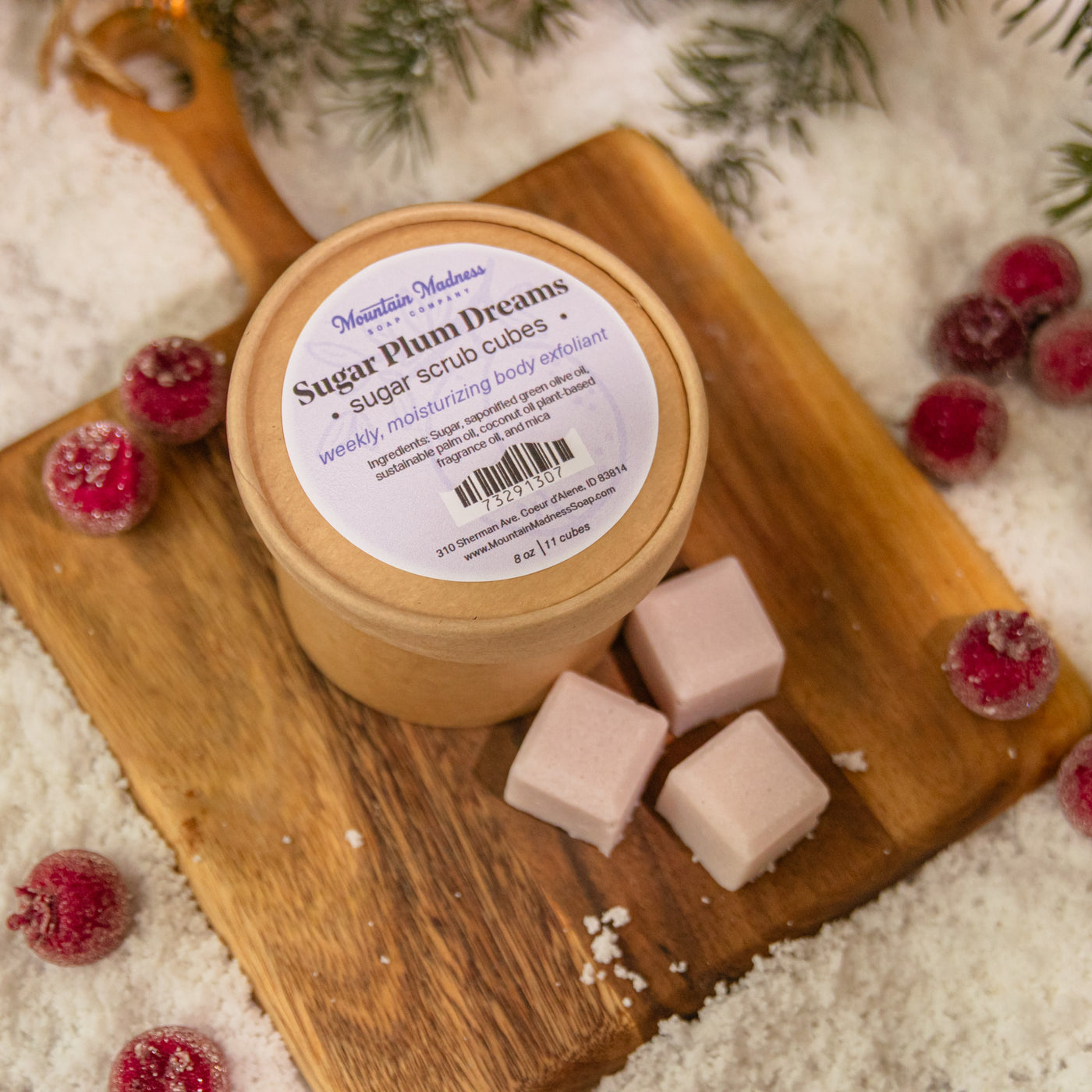 Sugar Plum Dreams Sugar Scrub Cubes