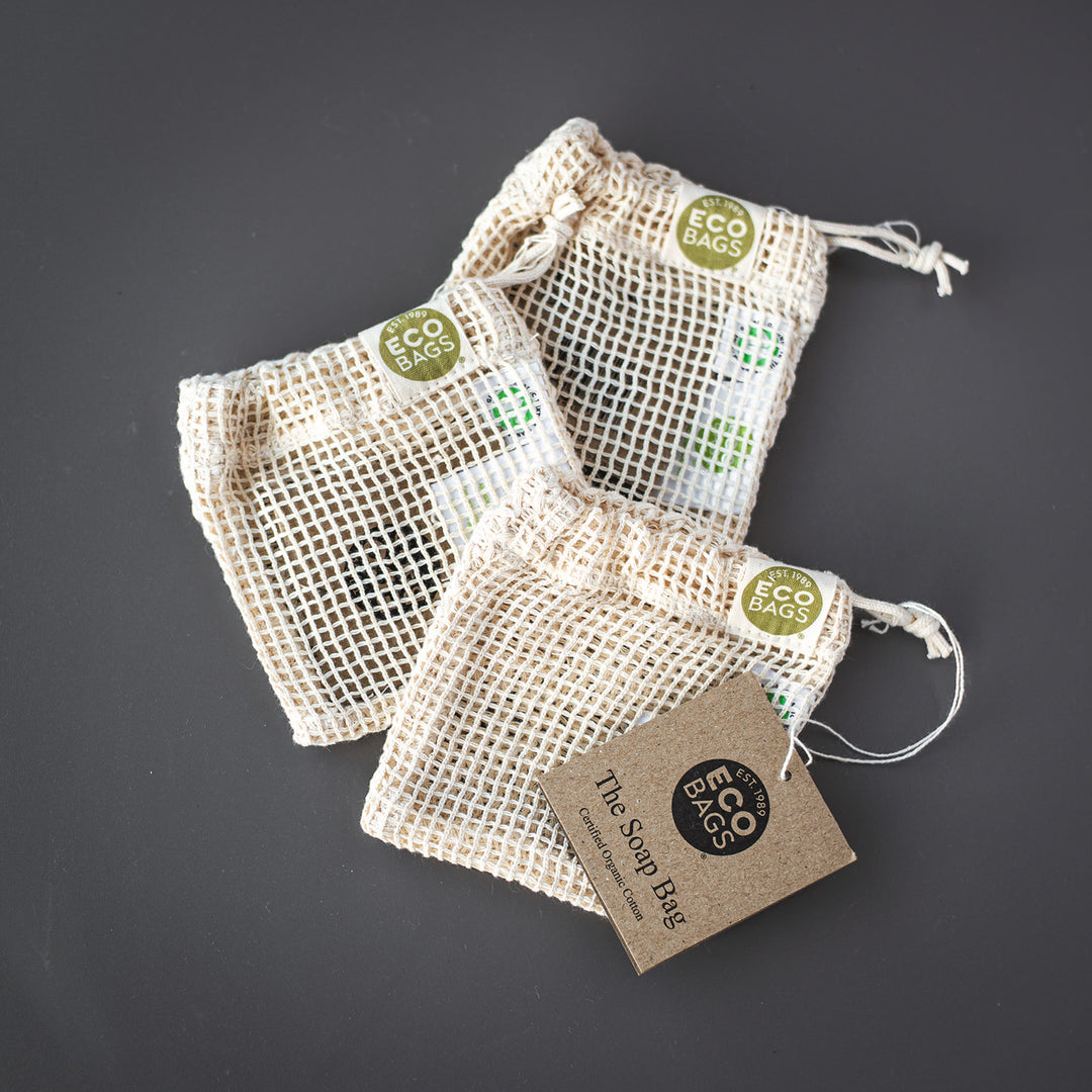 ECOBAGS Seifenbeutel Aus Natürlicher Baumwolle – Praktisch & Umweltfreundlich Für Jeden Haushalt