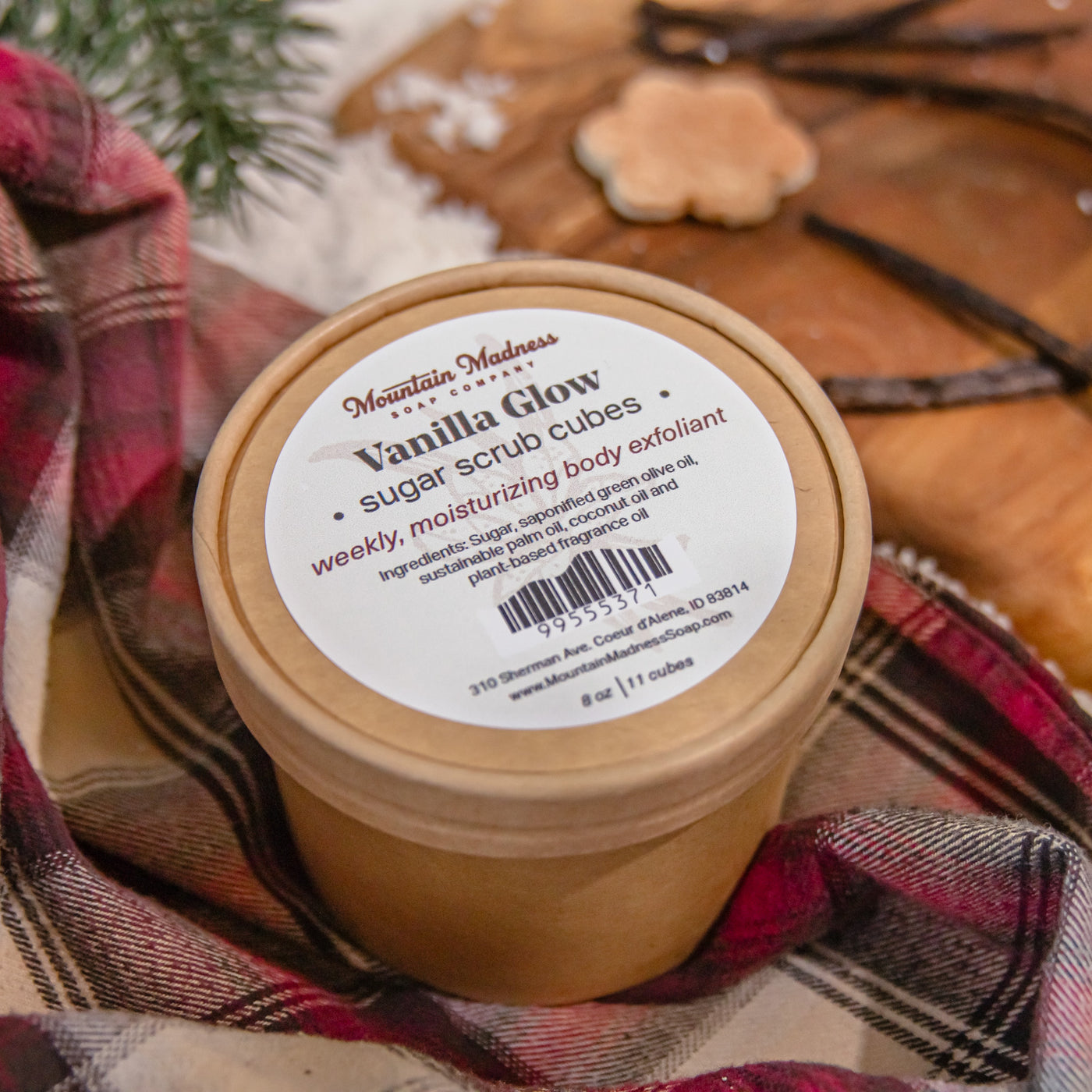 Vanilla Glow Sugar Scrub Cubes