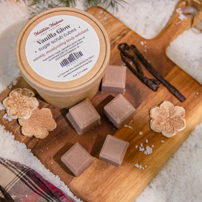 Vanilla Glow Sugar Scrub Cubes