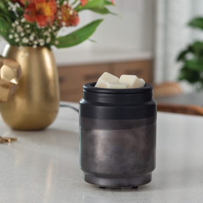 Wax Warmer with Silicone Dish - Black Dipped