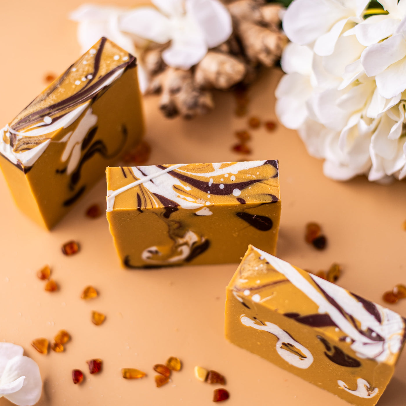 White Ginger & Amber Soap