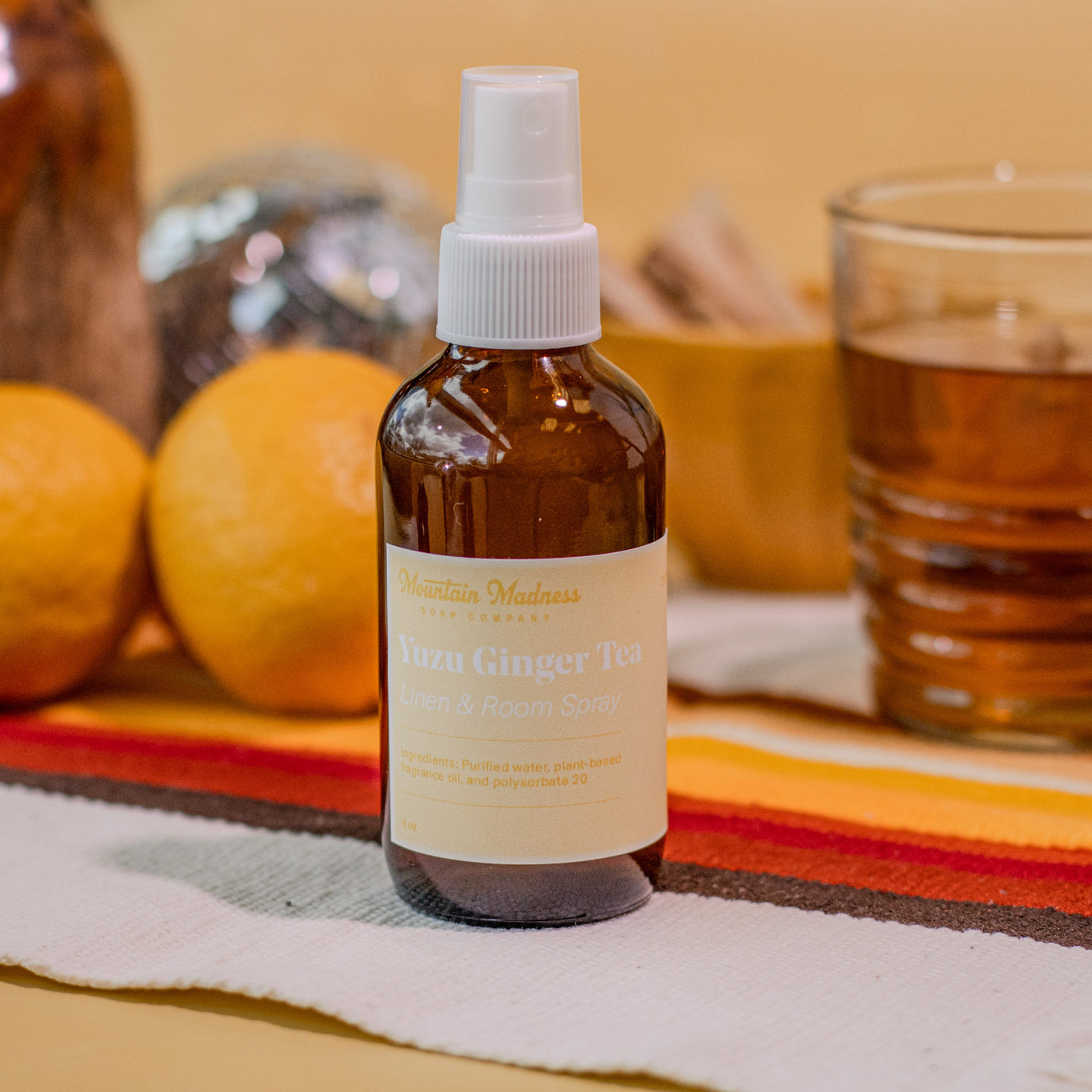 Yuzu Ginger Tea Linen + Room Spray